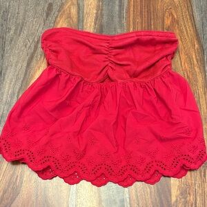 Wild fable Red strapless Shirt